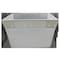 Flipside Corrugated Postal Storage Tote, 18-1/4 in L x 13-1/4 in W x 11-3/5 in H, Translucent, Plastic, 4 PK 40102 - alternate 4